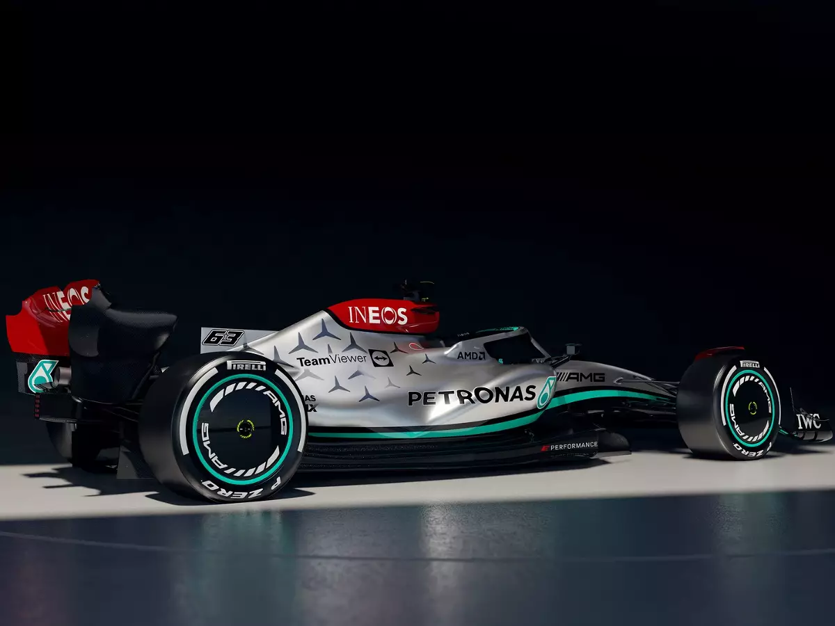 Silber als Hauptfarbe, schwarze Akzente: Der Mercedes W13 verbindet Geschichte und Zukunft im Design Foto zur News: Mercedes erklärt: Darum ist der W13 für die F1 2022 wieder Silber