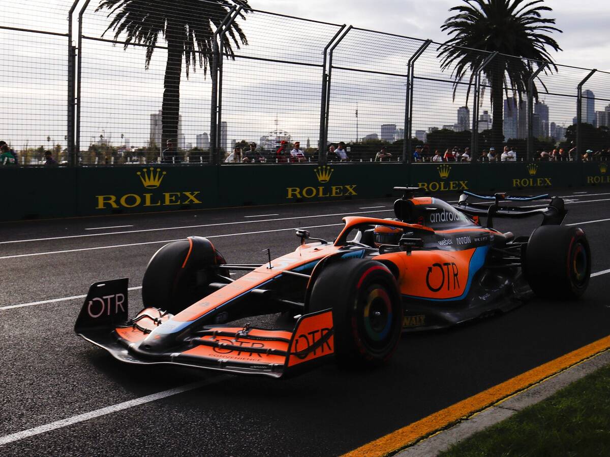 Foto zur News: McLaren erkennt "kleine Fortschritte" im Training in Melbourne