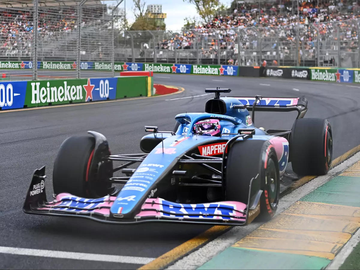 Foto zur News: Fernando Alonso: Alpine in Melbourne schnell genug für Pole!