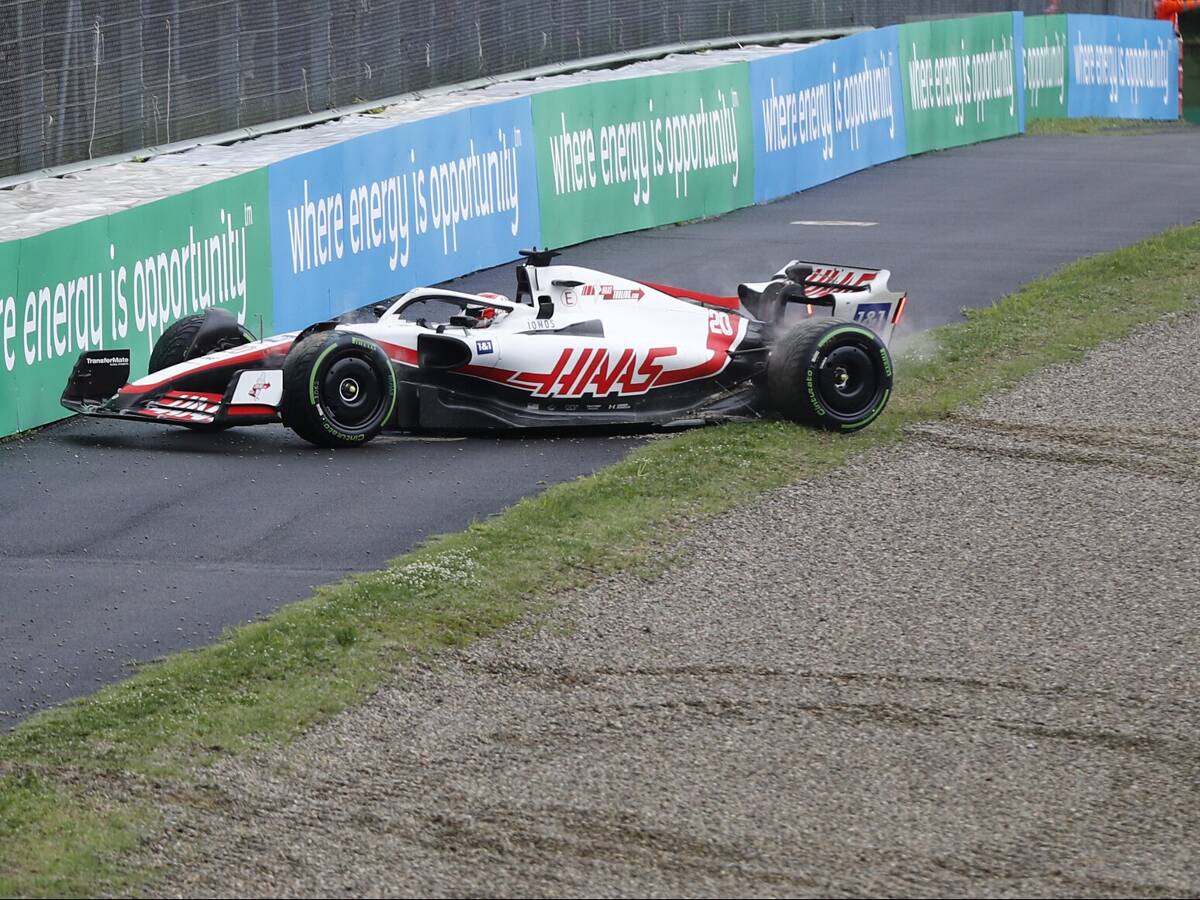 Foto zur News: Magnussen nach Haas-Bestleistung: "War glücklich!"