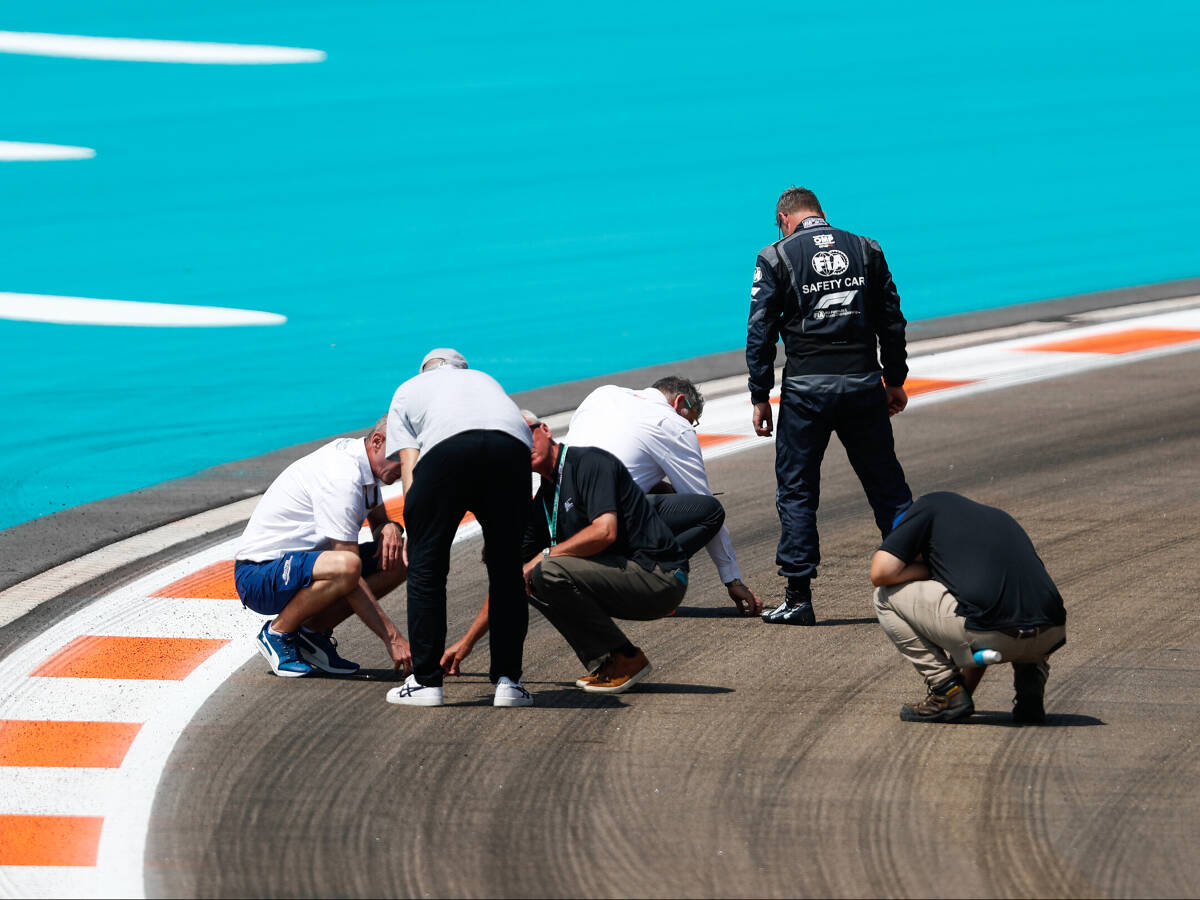 Foto zur News: FIA nimmt vor dem Qualifying in Miami Anpassungen an der Strecke vor