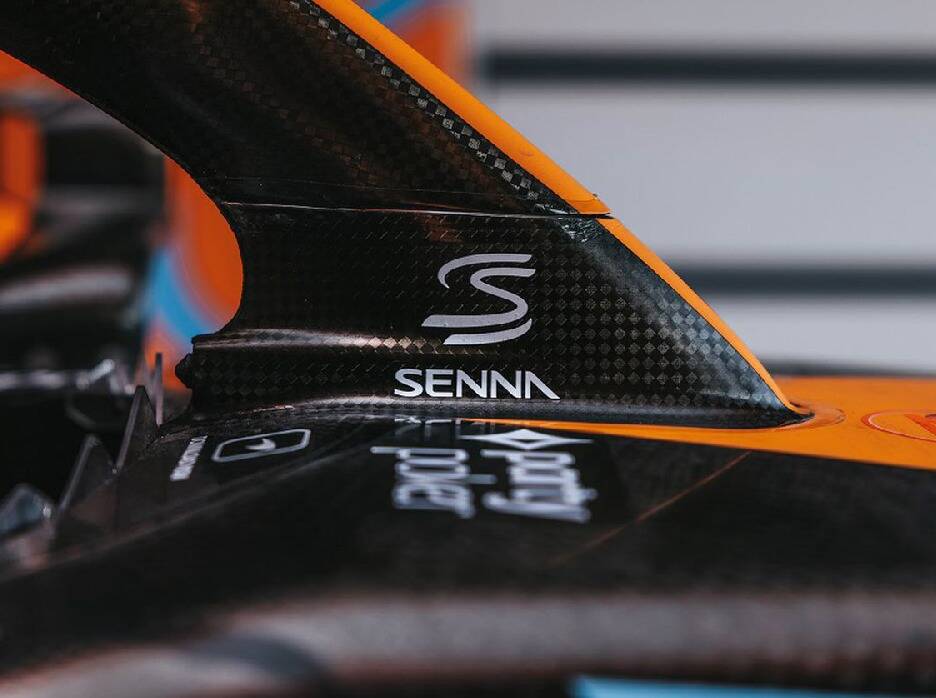 Foto zur News: McLaren fährt ab Monaco mit Senna-Schriftzug am Auto