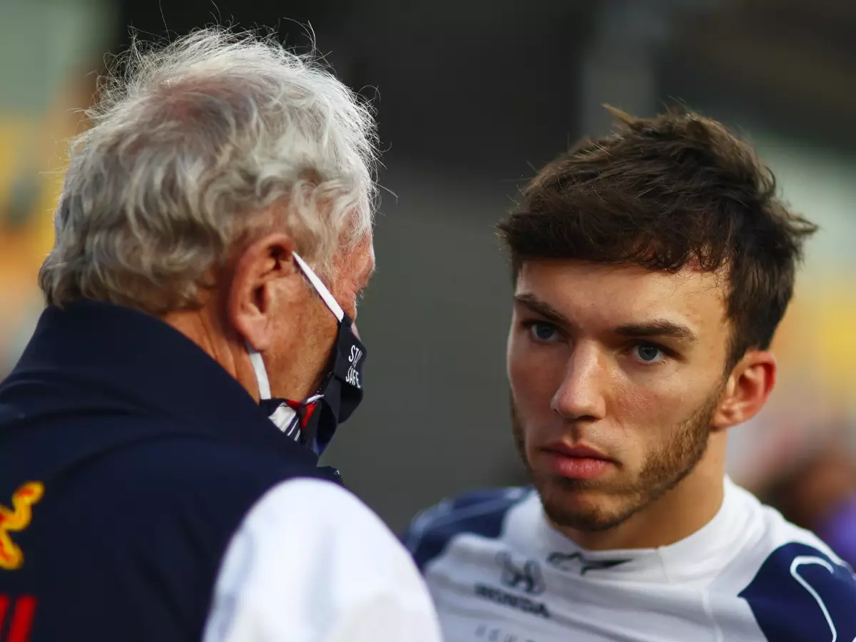 Helmut Marko und Pierre Gasly Foto zur News: Gasly, Mick #AND# Colton Herta: Jetzt spielt die "Silly Season" komplett verrückt!