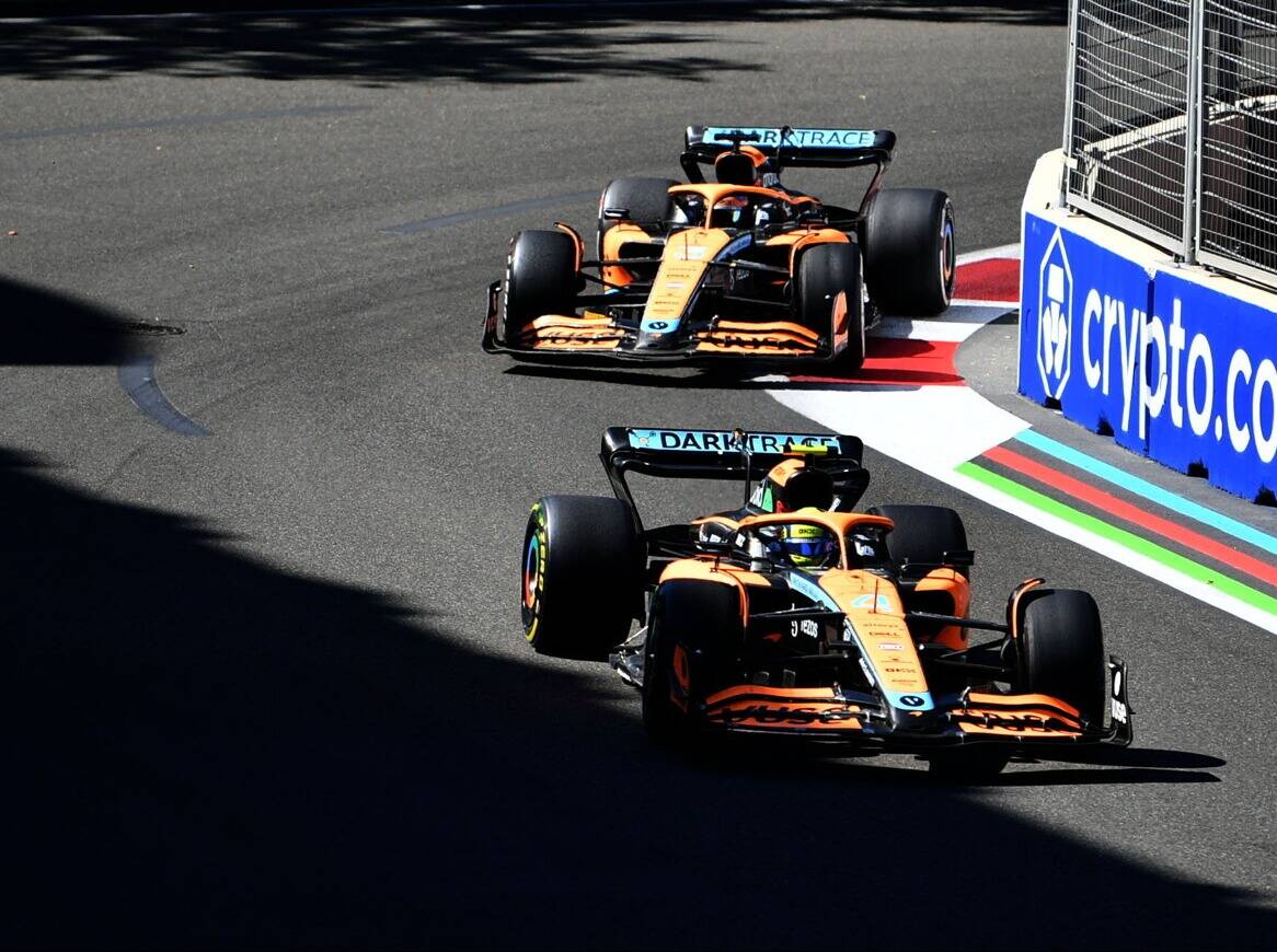 Foto zur News: McLaren: Warum Norris und Ricciardo in Baku nicht frei fahren durften