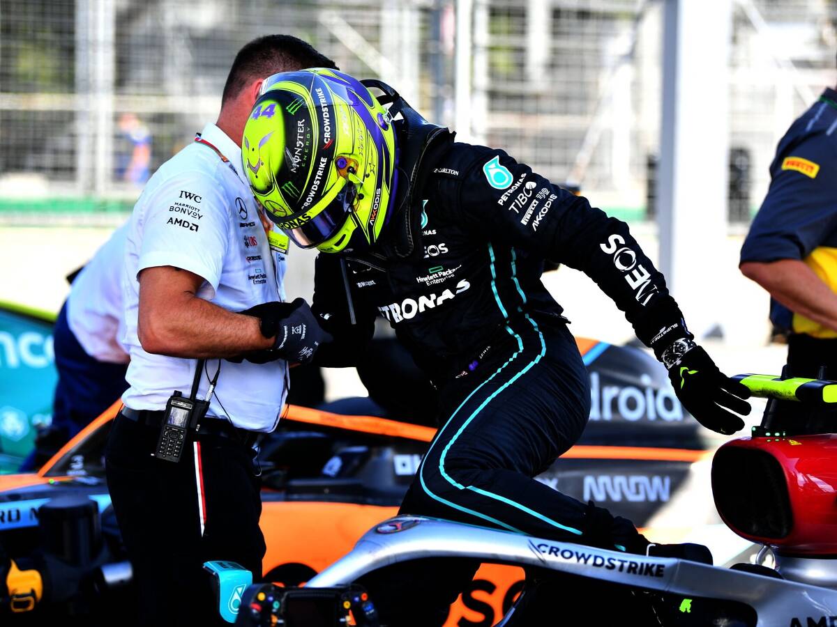 Foto zur News: Nach Rückenschmerzen in Baku: Lewis Hamilton gibt Entwarnung!