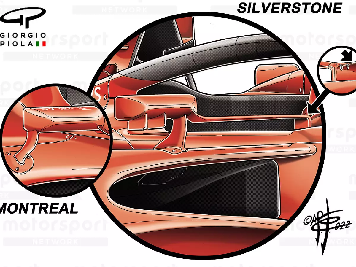 Foto zur News: Formel-1-Technik: Die unauffälligen Upgrades von Ferrari in Silverstone