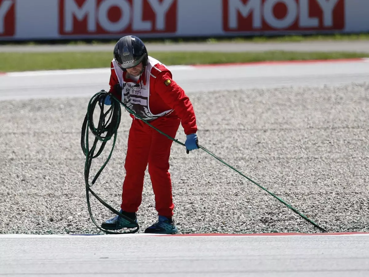 Foto zur News: Geklärt: Diesen Zweck hatte das mysteriöse Gummiband am Red-Bull-Ring