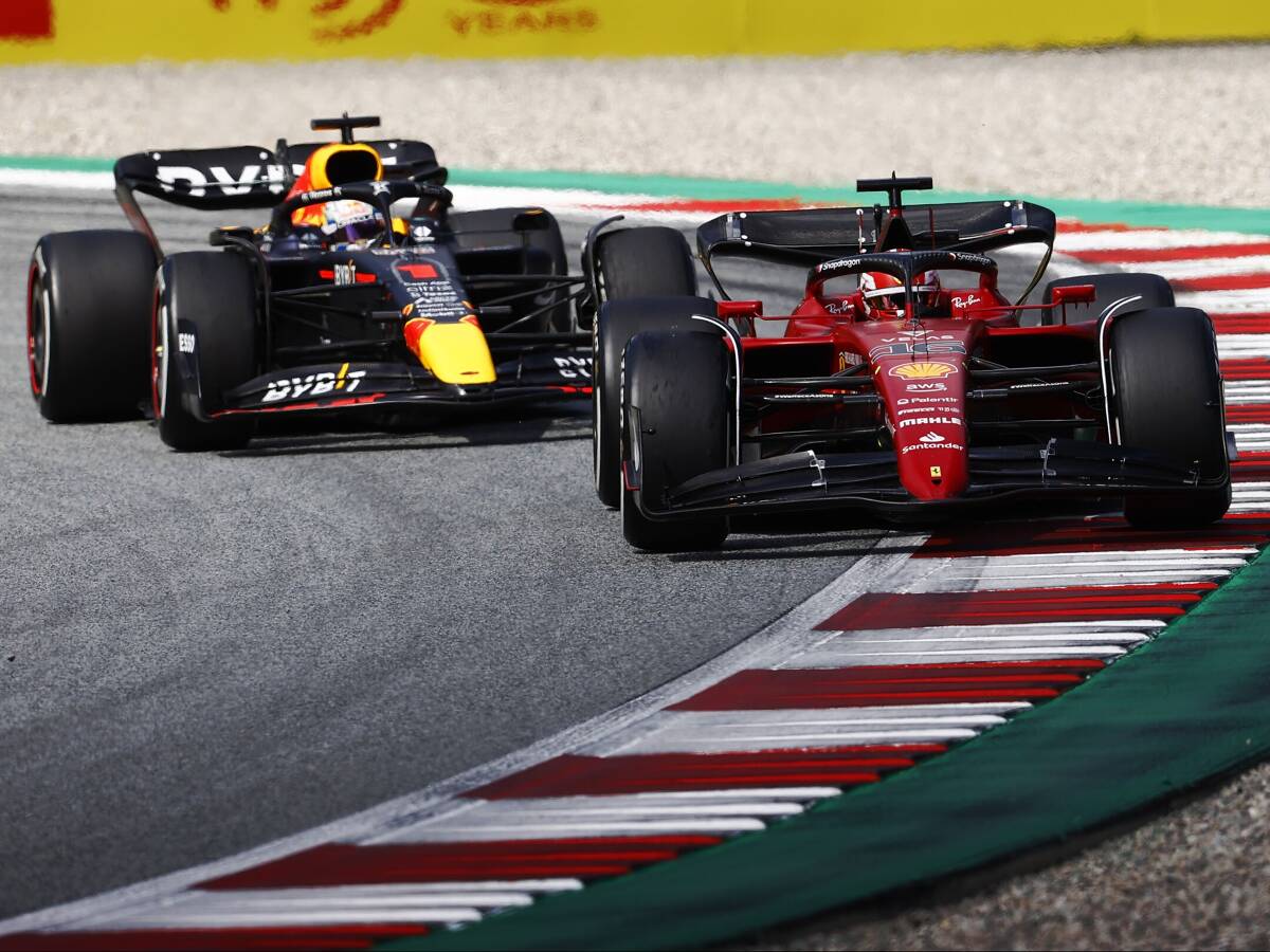 Foto zur News: F1-Rennen Österreich: Leclerc rettet sich vor Verstappen ins Ziel!