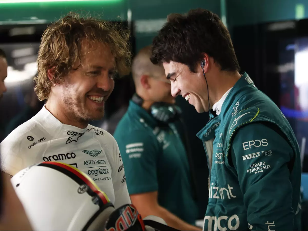 Sebastian Vettel, Lance Stroll Foto zur News: Aston Martin: "Hut ab" vor Sebastian Vettel und Lance Stroll