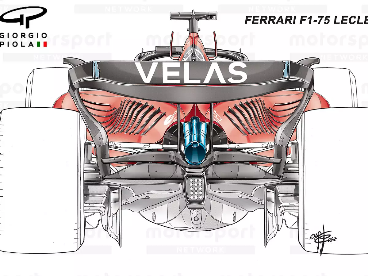 Foto zur News: Formel-1-Technik: Wie Ferrari Red Bulls Speed-Vorteil drastisch reduziert hat