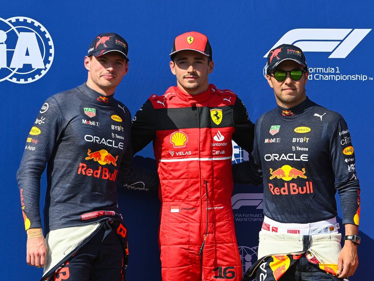 Foto zur News: F1-Qualifying Frankreich: Sainz zieht Leclerc im Windschatten zur Pole!