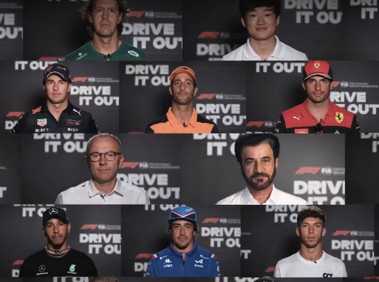 Foto zur News: "Drive It Out": Neue Formel-1-Kampagne für besseres Miteinander