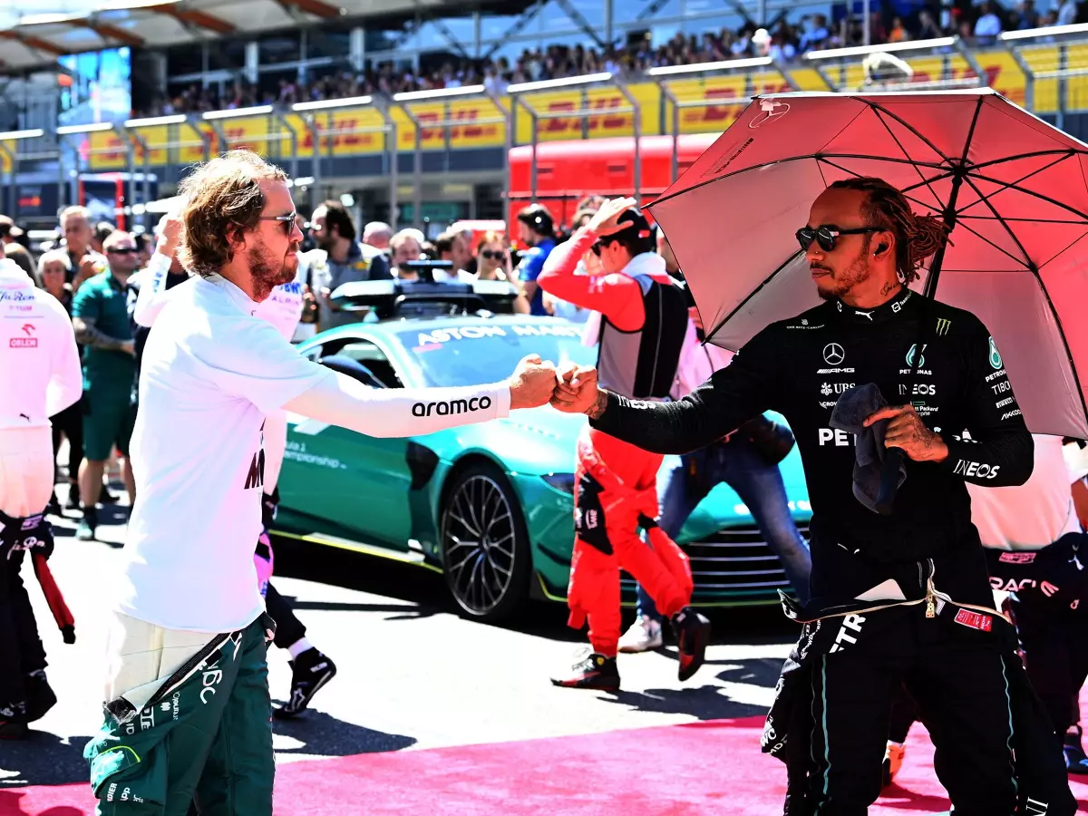 Sebastian Vettel, Lewis Hamilton Foto zur News: Hamilton über Vettel: "Er hat mir in vielen Dingen beigestanden"
