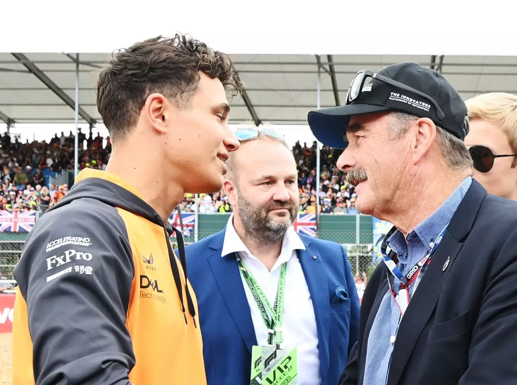 Lando Norris, Nigel Mansell Foto zur News: Nigel Mansell: Sind die heutigen Formel-1-Autos zu einfach zu fahren?