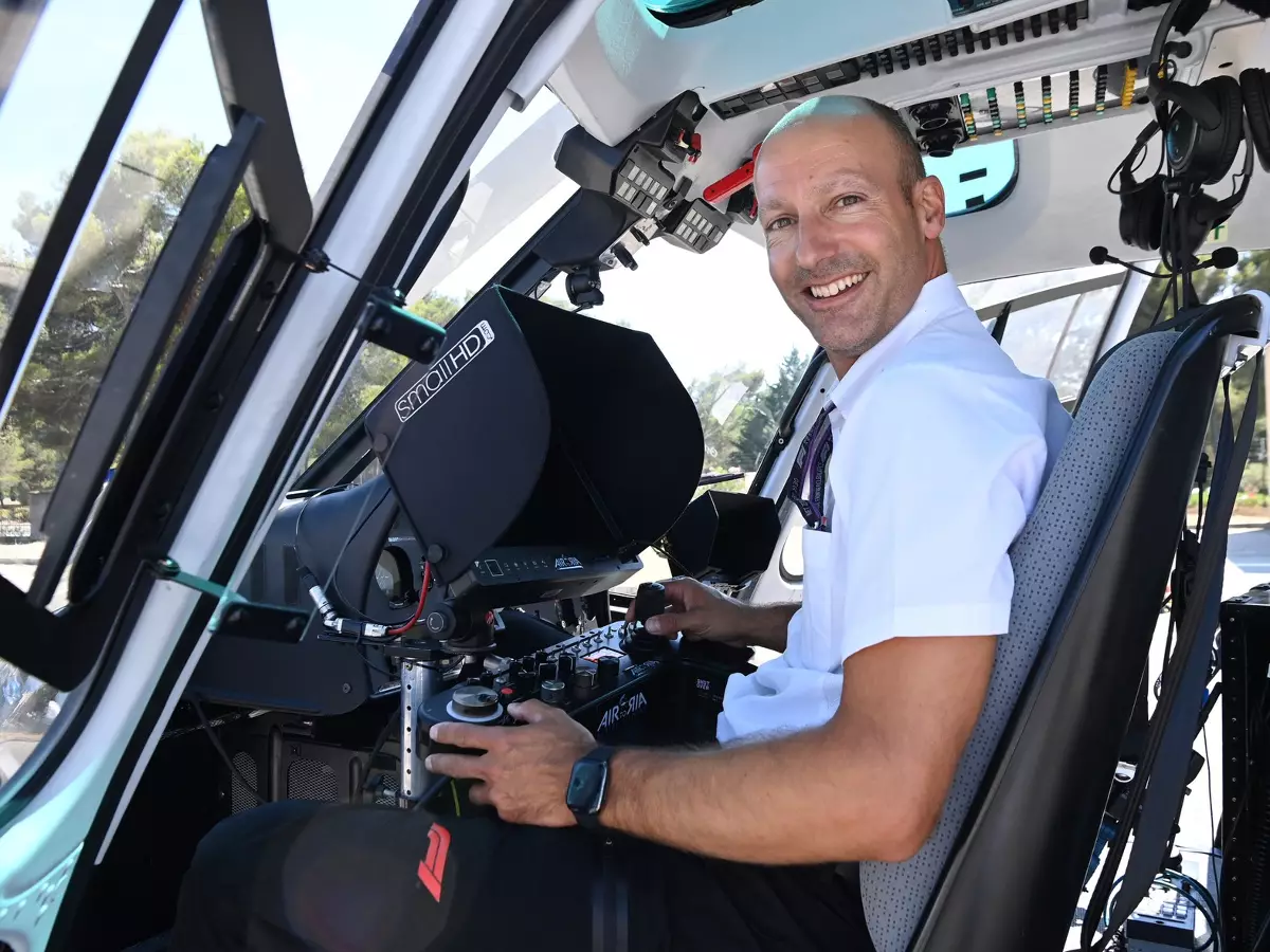 Foto zur News: Lieven Hermans: Dieser Mann filmt die Formel 1 von oben