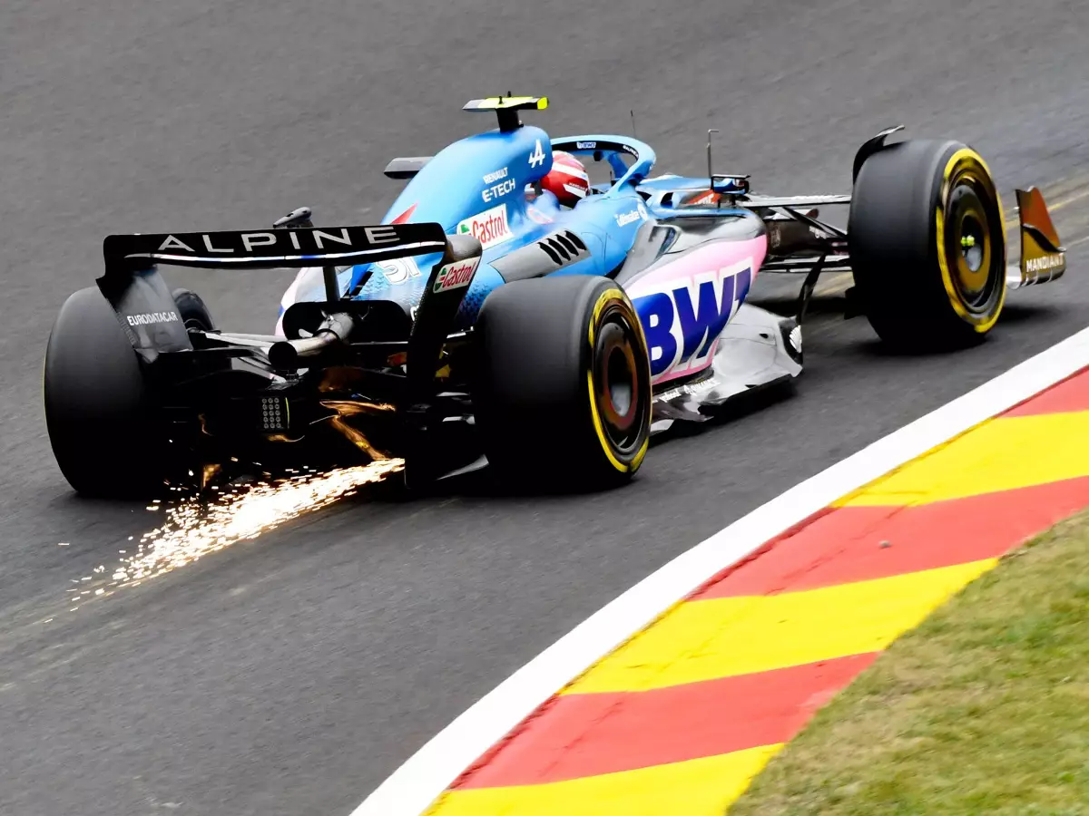 Foto zur News: Ocon hadert mit Strafe: Alpine-Form in Spa "mega"