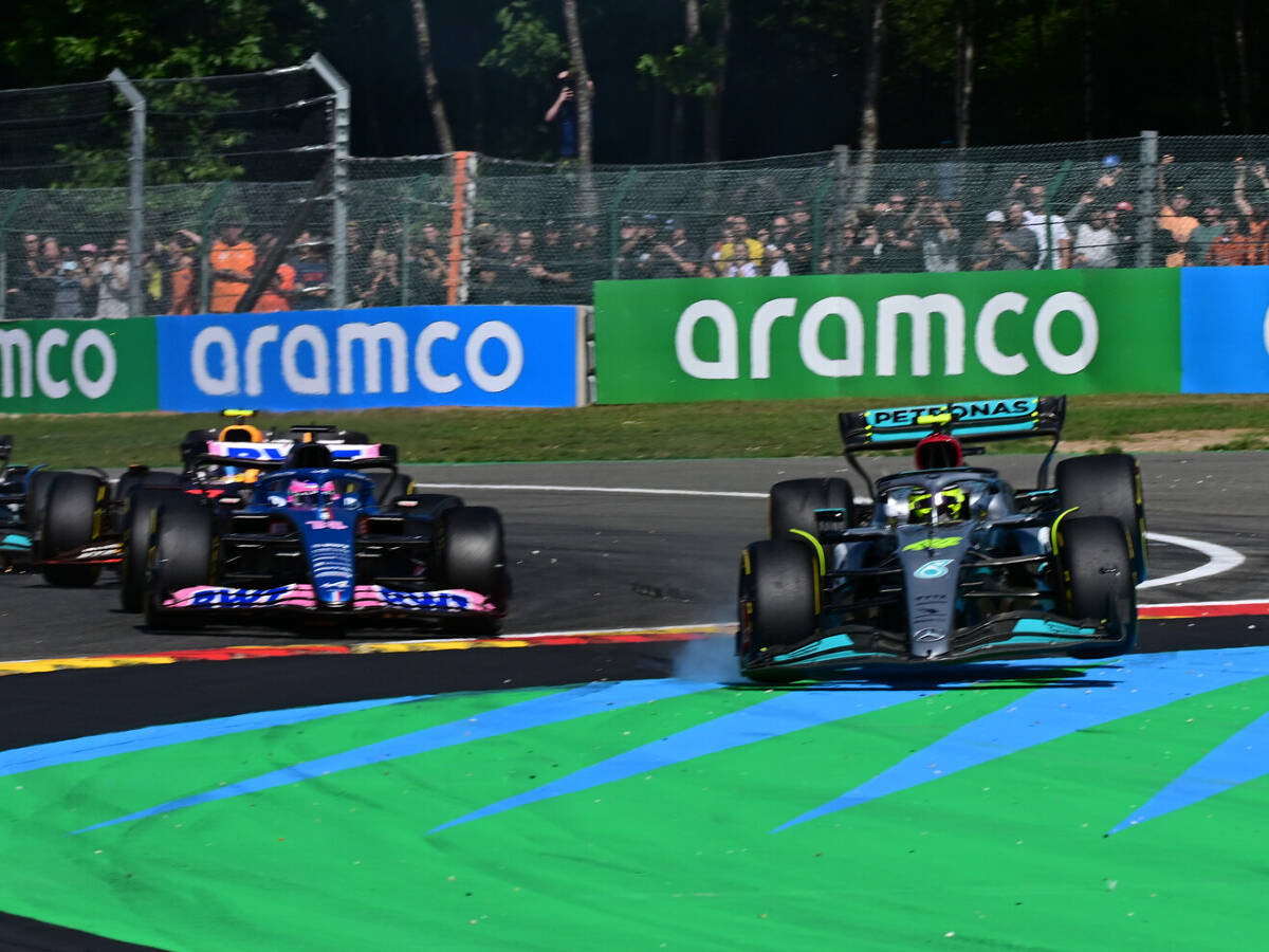 Foto zur News: Lewis Hamilton glaubt: Motor nach Spa-Unfall noch einsatzfähig