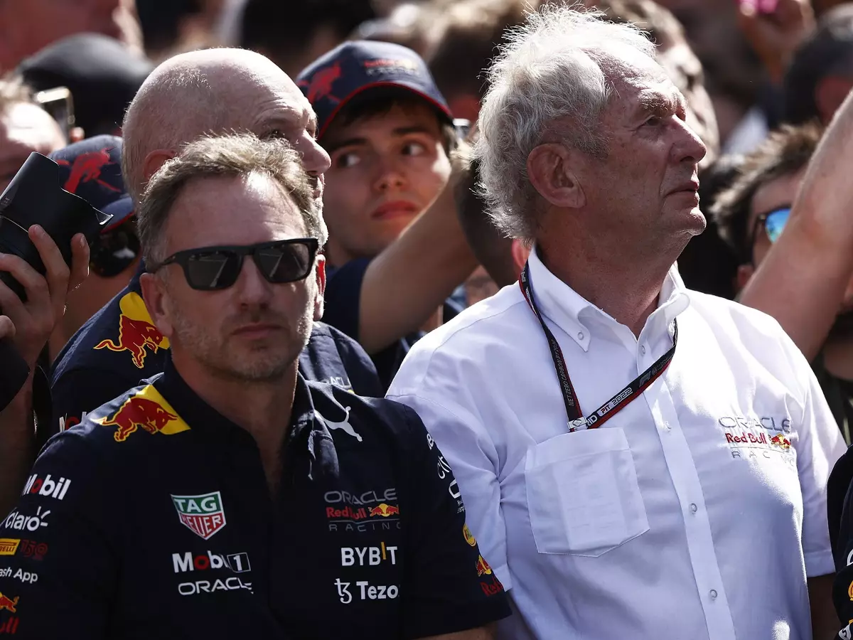 Christian Horner, Helmut Marko Foto zur News: Medienberichte über Red Bull #AND# Porsche: Was ist da wirklich los?