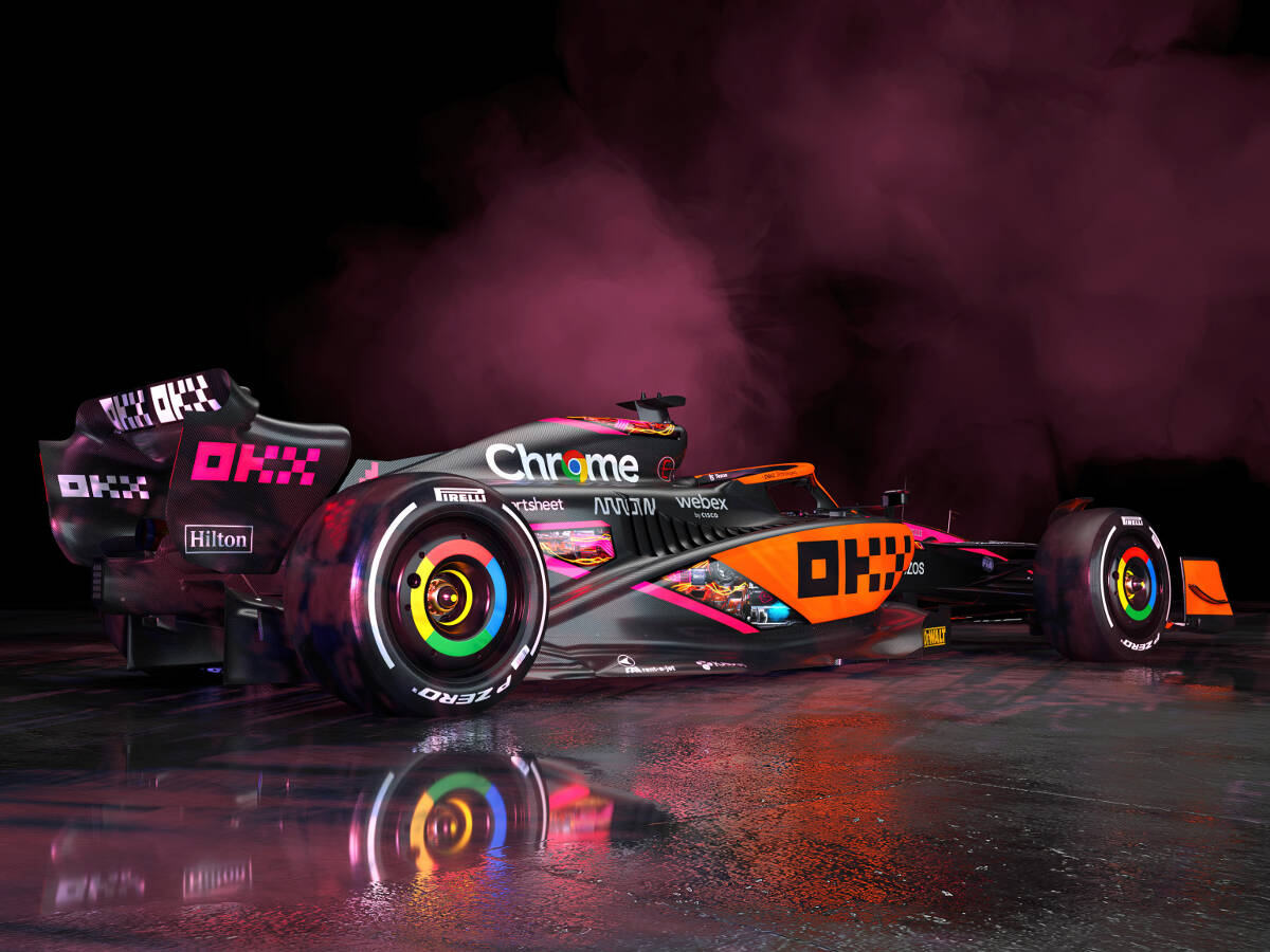 Foto zur News: "Mutig" und neonpink: McLaren feiert Asien-Rückkehr mit Sonderlackierung