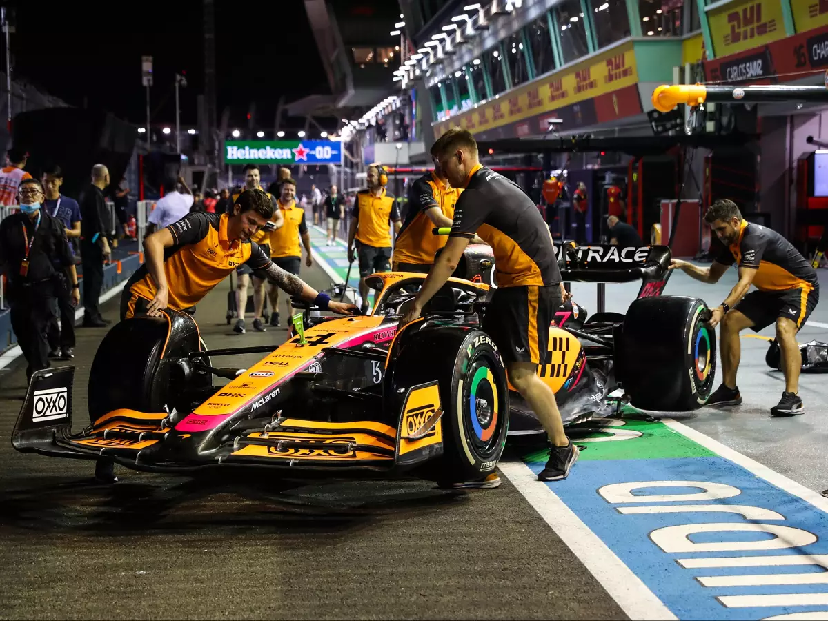 Nur der McLaren von Lando Norris wird in Singapur auf dem aktuellen Stand sein Foto zur News: McLaren-Update in Singapur nur für Lando Norris
