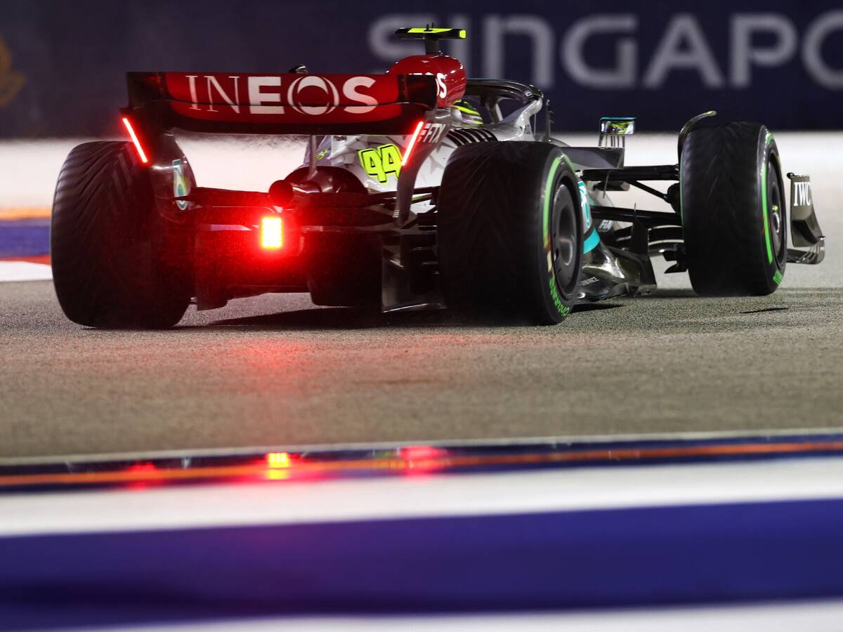 Foto zur News: Lewis Hamilton: Mercedes hat Bouncing in Singapur unterschätzt