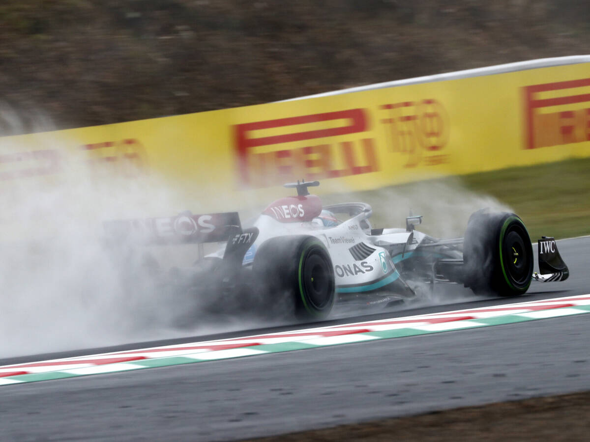 Foto zur News: F1-Training Suzuka: Mercedes mit Bestzeit am Regen-Freitag