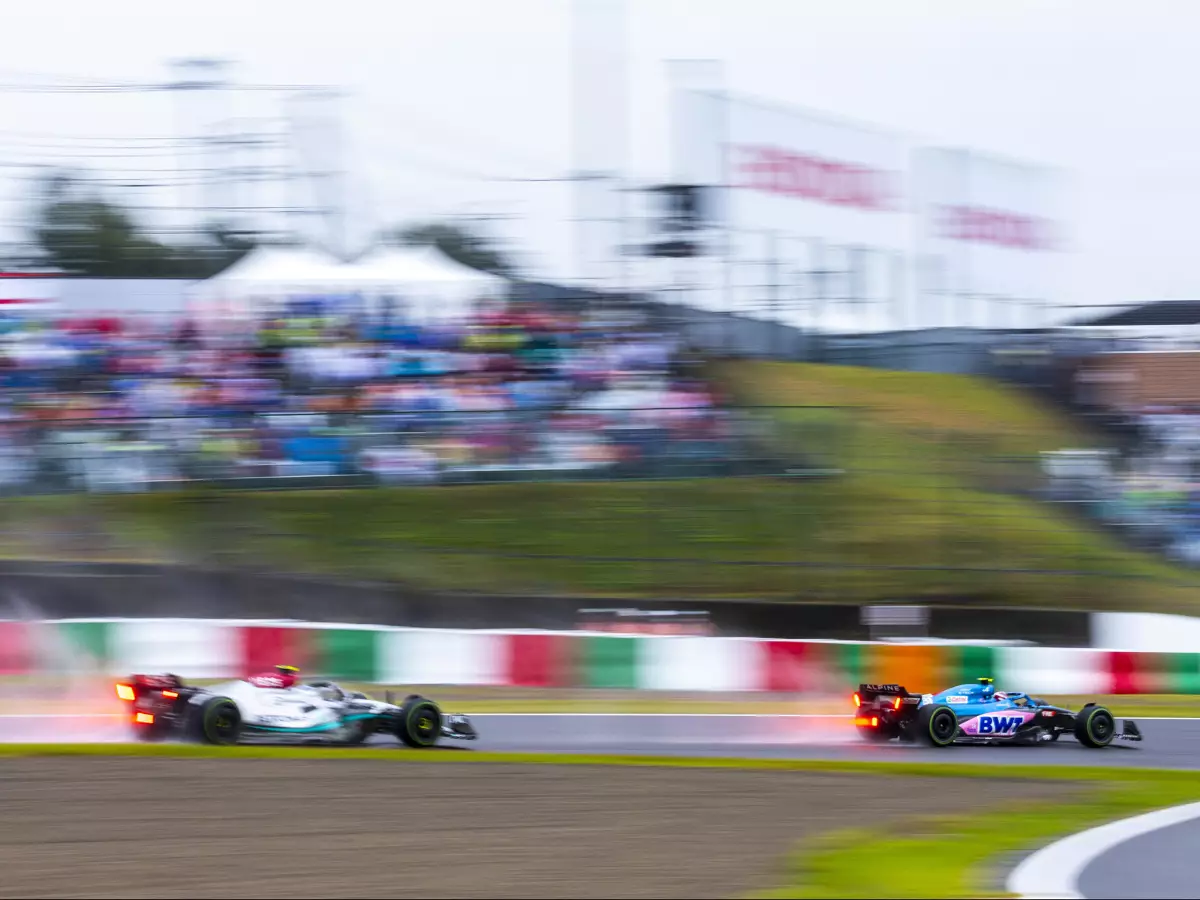 Foto zur News: Hamilton steckt auf P5 in Suzuka fest: "Waren Langsamsten auf den Geraden"