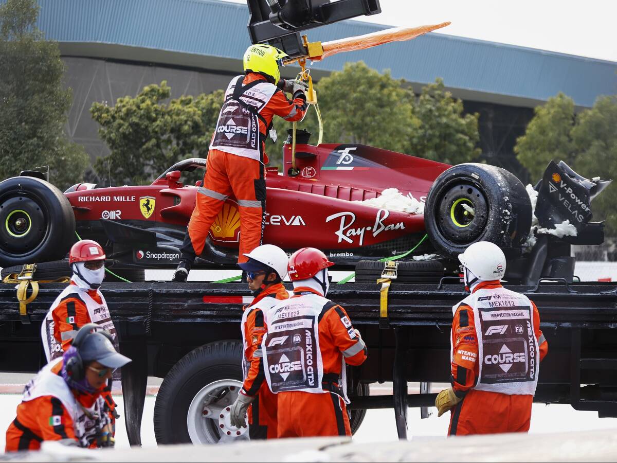 Foto zur News: F1-Training Mexiko: Leclerc crasht, Russell fährt Bestzeit!