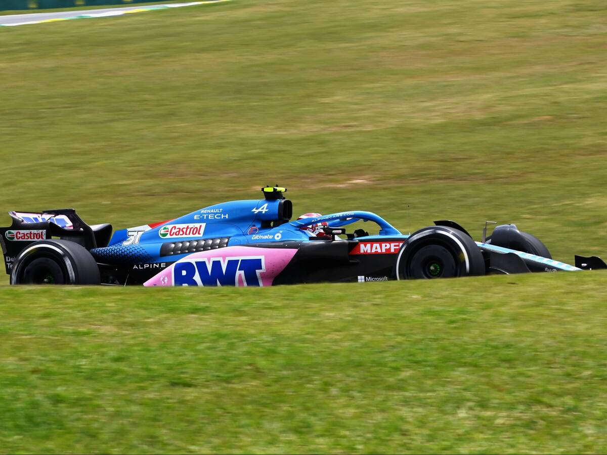Foto zur News: F1-Training Brasilien: Esteban Ocon Schnellster, Softreifen eine Option