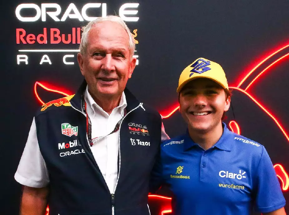 Helmut Marko und Enzo Fittipaldi Foto zur News: Weltmeister-Enkel Enzo Fittipaldi wird Red-Bull-Junior