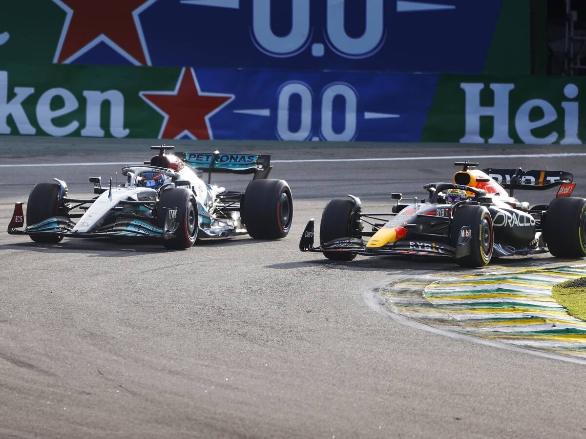 Foto zur News: F1-Sprint Brasilien: George Russell fightet Verstappen nieder!