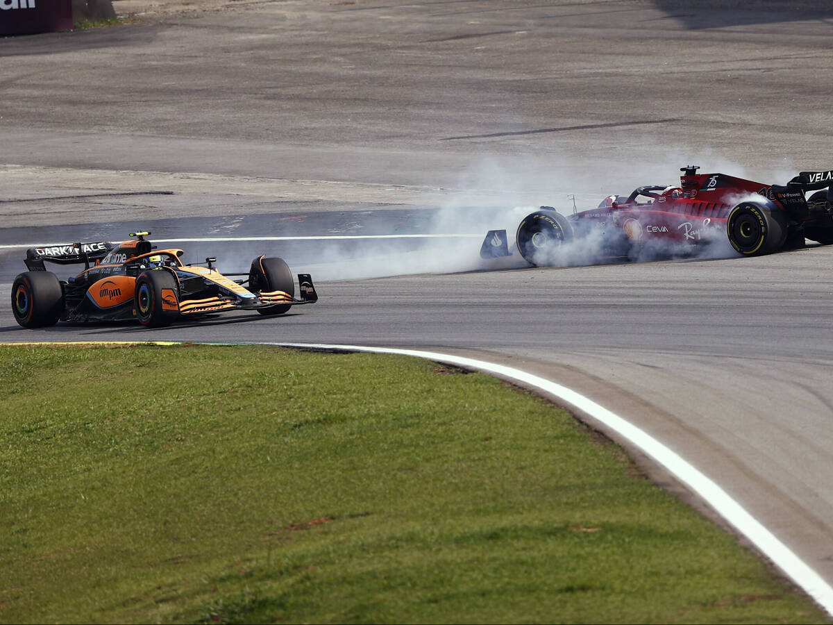 Foto zur News: Norris kritisiert FIA-Kommissare nach Strafe für Leclerc-Unfall