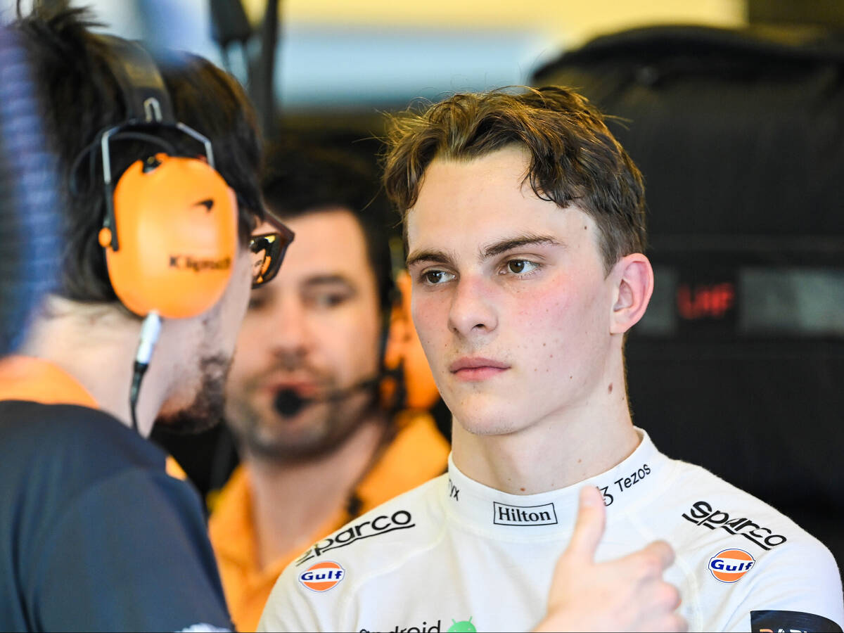 Foto zur News: Oscar Piastri: So lief seine Testpremiere im McLaren