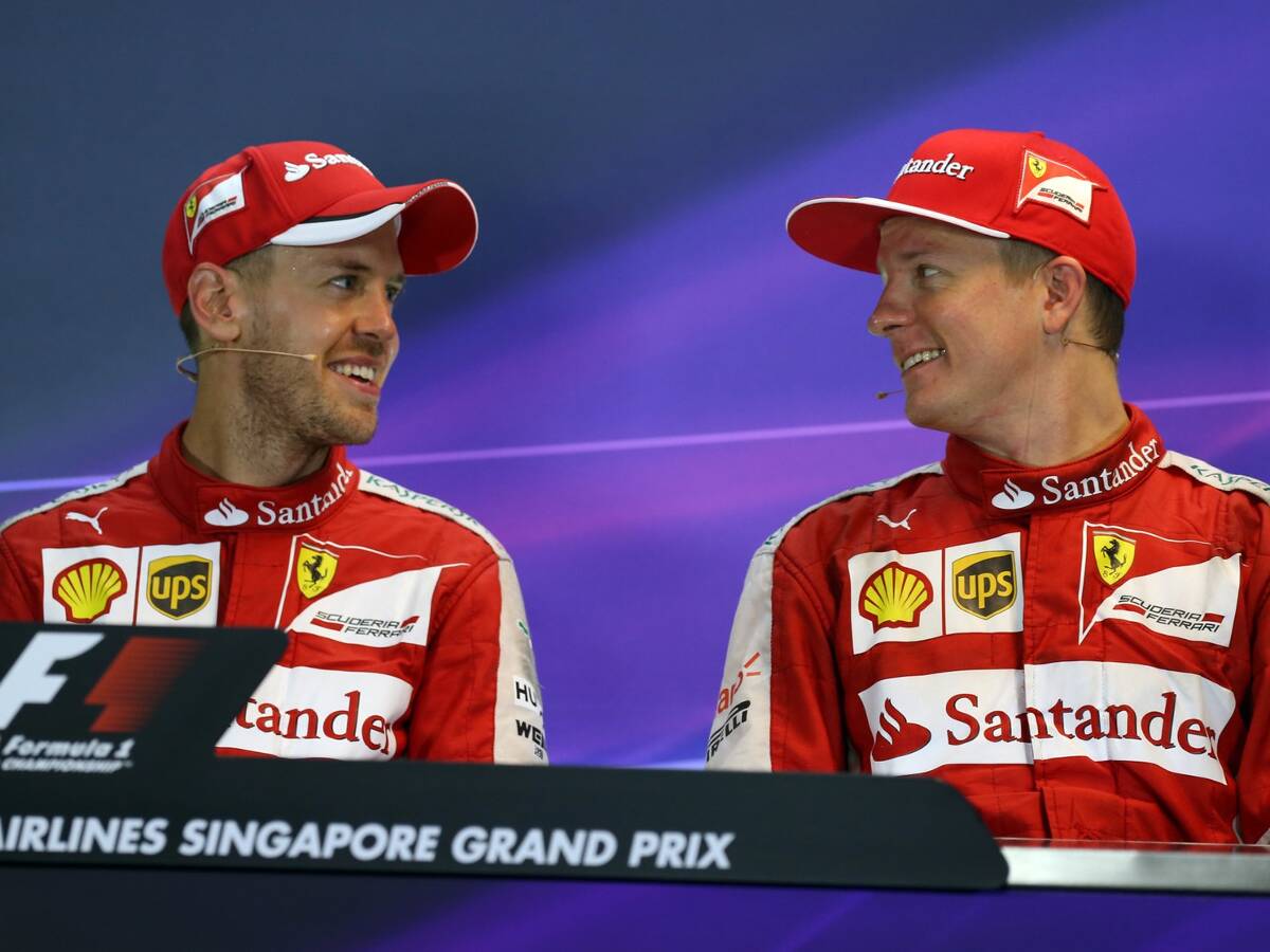 Foto zur News: Sebastian Vettel: "Kimi ist das größte Naturtalent, das mir je begegnet ist"