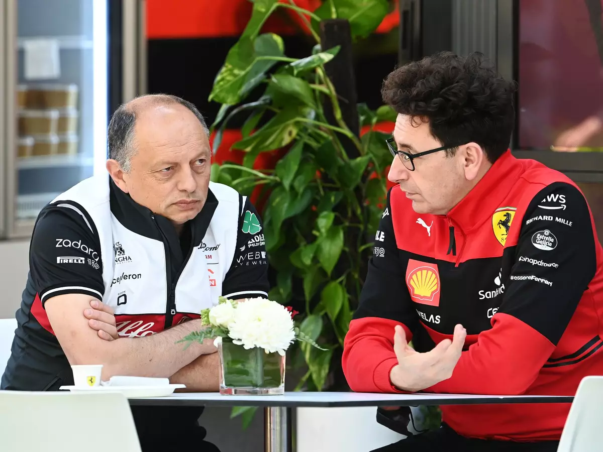 Frederic Vasseur und Mattia Binotto Foto zur News: Erdbeben: Vasseur verlässt Alfa zu Ferrari, Seidl Nachfolger bei Sauber?