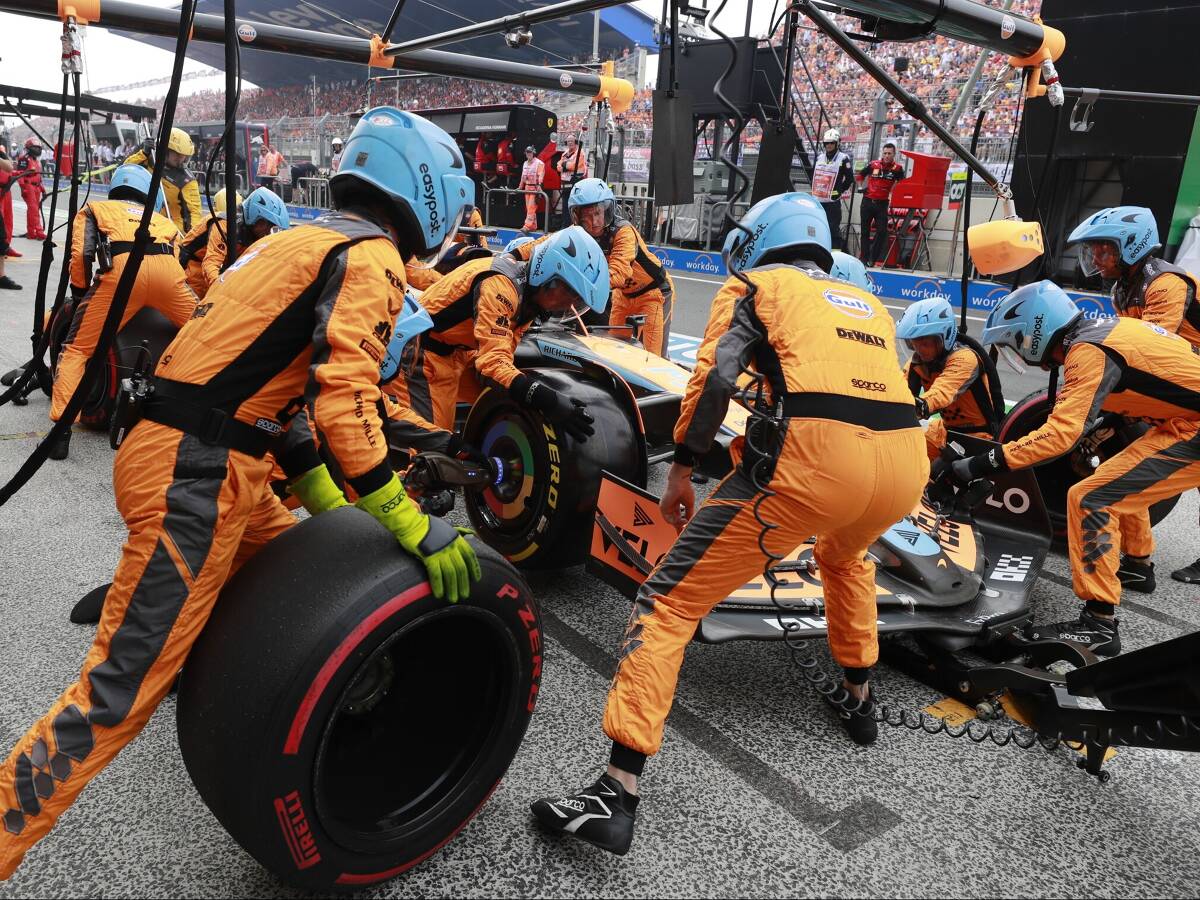 Foto zur News: Formel-1-Boxenstopps 2022: Nur McLaren blieb unter zwei Sekunden