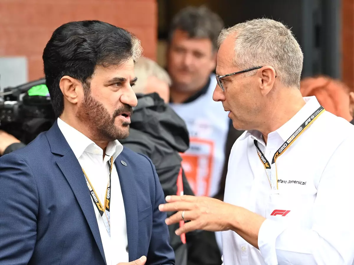 FIA-Präsident Mohammed bin Sulayem und Formel-1-Boss Stefano Domenicali Foto zur News: Neue Formel-1-Teams: FIA-Präsident will Prozess starten