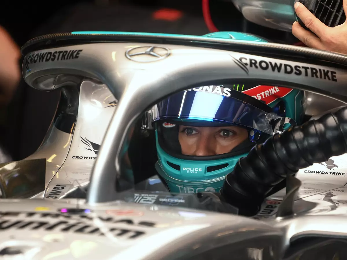 George Russell Foto zur News: George Russell: Fühlte mich in erster Mercedes-Saison "wie ein Rookie"