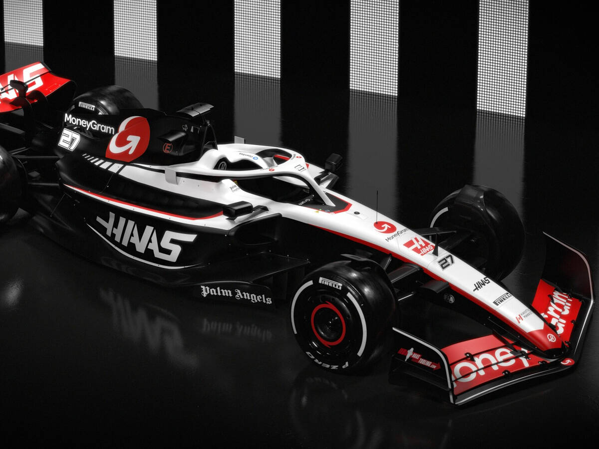 Foto zur News: Haas macht den Anfang: Das ist Hülkenbergs Formel-1-Design für 2023