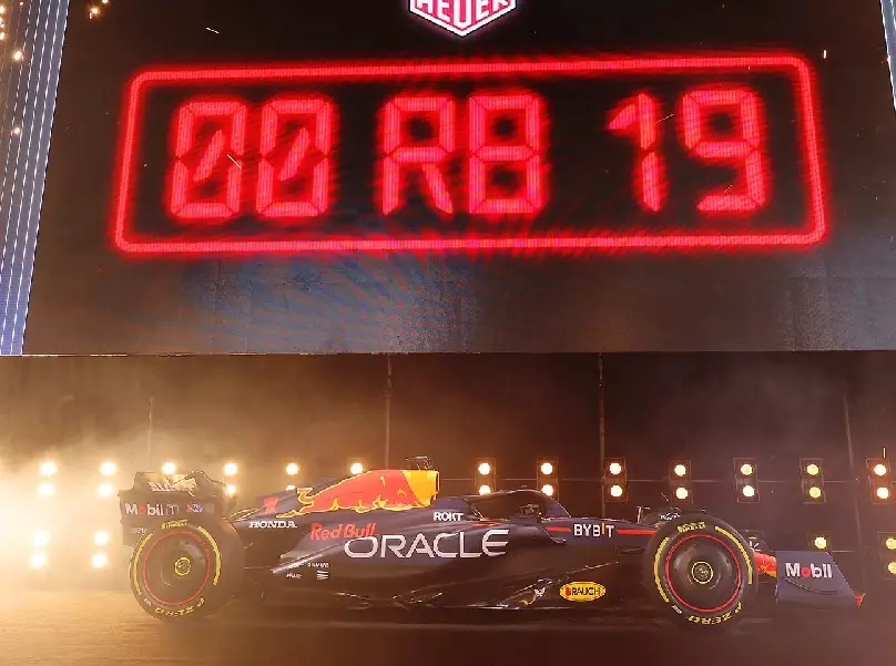 Red Bull RB19 Foto zur News: Red Bull lässt F1-Lackierung für US-Rennen 2023 von Fans designen
