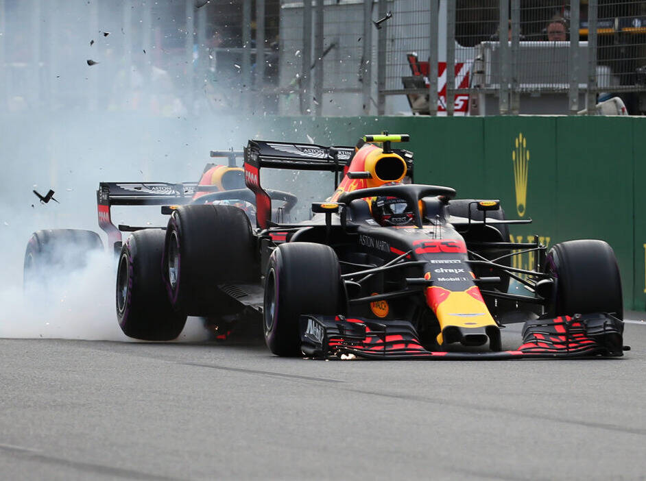 Foto zur News: Daniel Ricciardo: Außer in Baku nie Zoff mit Red-Bull-Kollege Max Verstappen