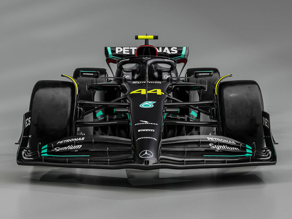 Foto zur News: Formel 1 2023: Darum ist der Mercedes W14 wieder ein Schwarzpfeil