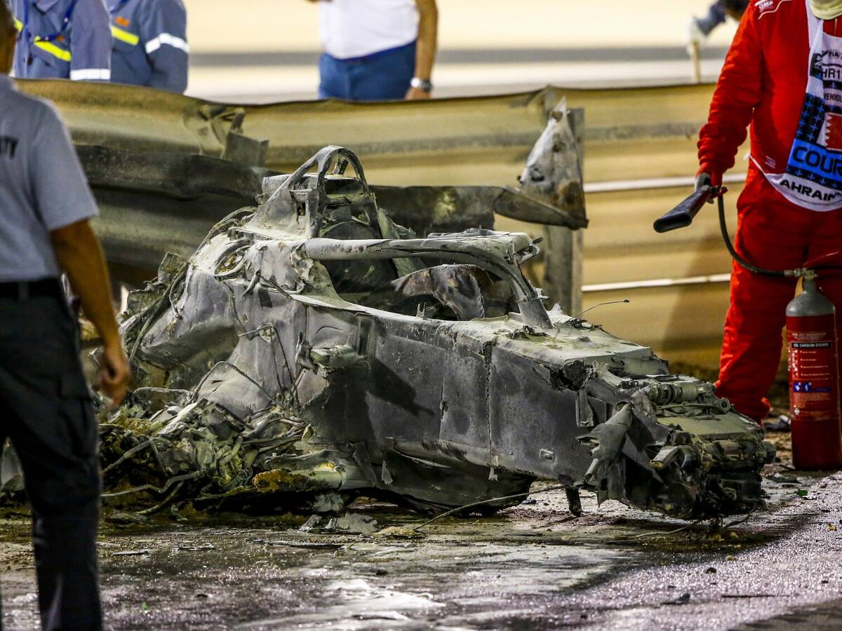 Foto zur News: "Hat mir das Leben gerettet": Grosjeans Autowrack wird ausgestellt