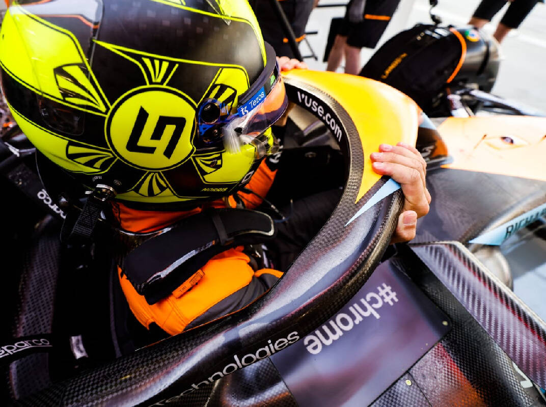 Foto zur News: Test erfolgreich: McLaren fährt mit digitalem Sponsorpanel