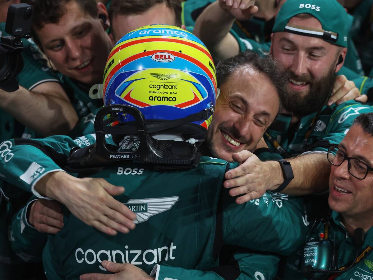 Foto zur News: Aston-Martin-Ingenieur: Fernando Alonso macht den ganzen Unterschied