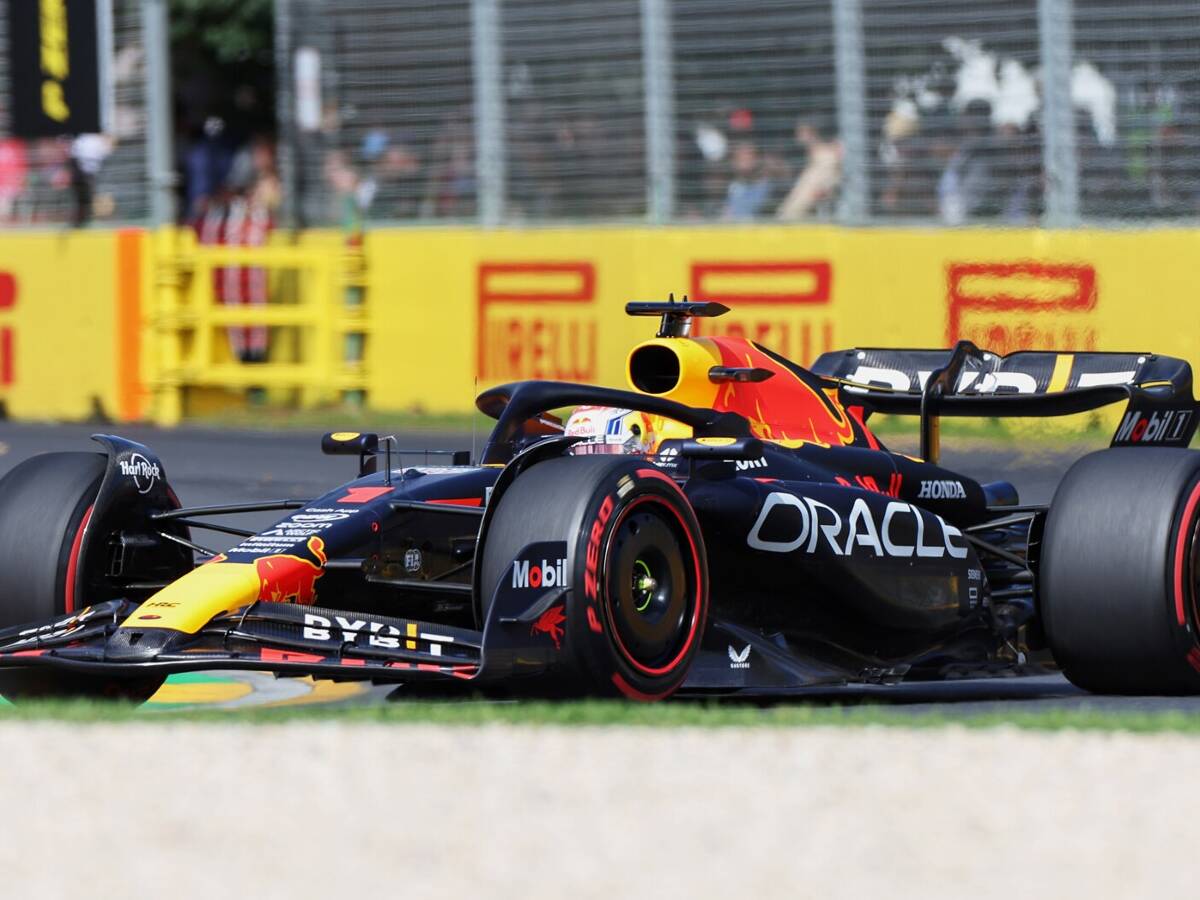 Foto zur News: F1-Training Melbourne: Verstappen meckert und fährt Bestzeit