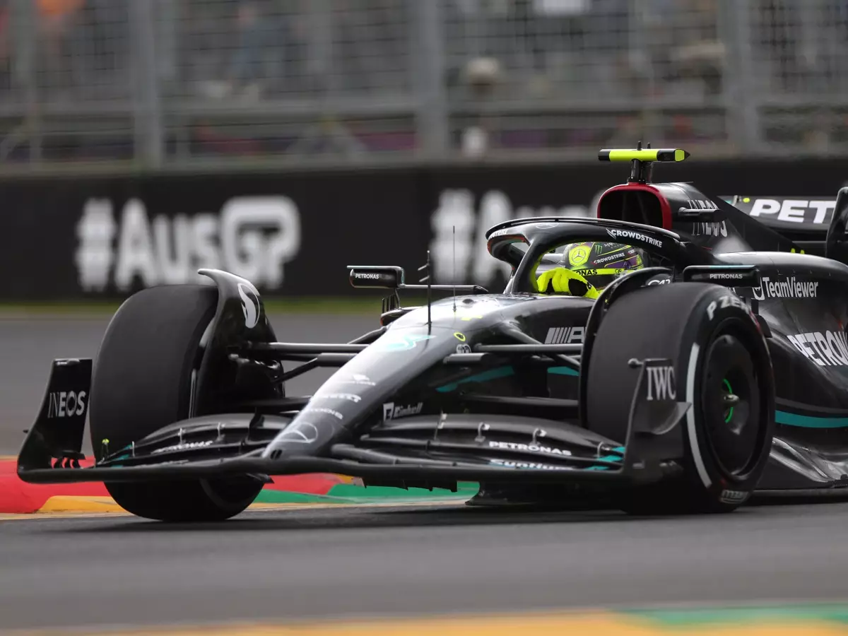 Lewis Hamilton im Mercedes W14 beim Formel-1-Rennen in Australien 2023 Foto zur News: Mercedes-Updates: Mehr Fahrbarkeit für Lewis Hamilton