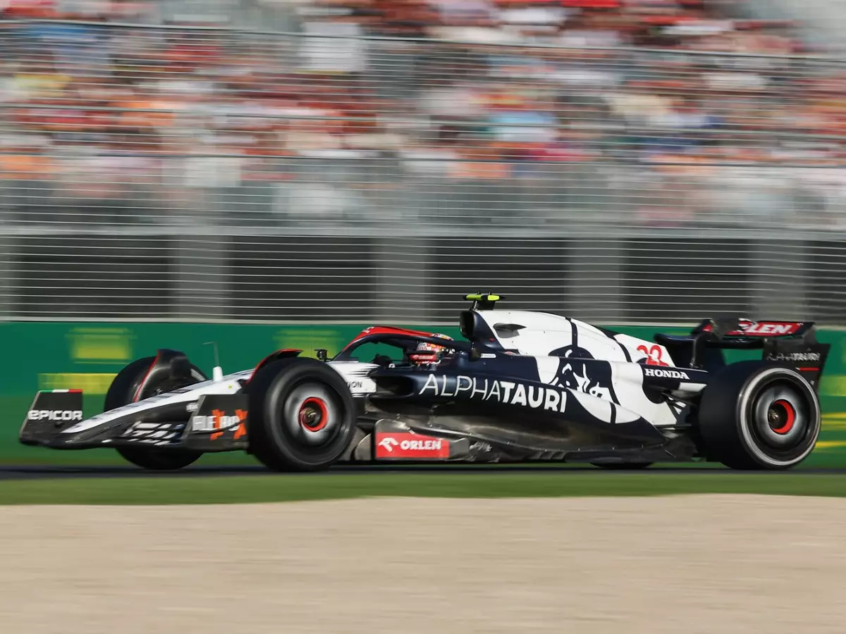 Yuki Tsunoda im AlphaTauri AT04 beim Formel-1-Rennen in Australien 2023 Foto zur News: Helmut Marko: Neuer Name für AlphaTauri denkbar