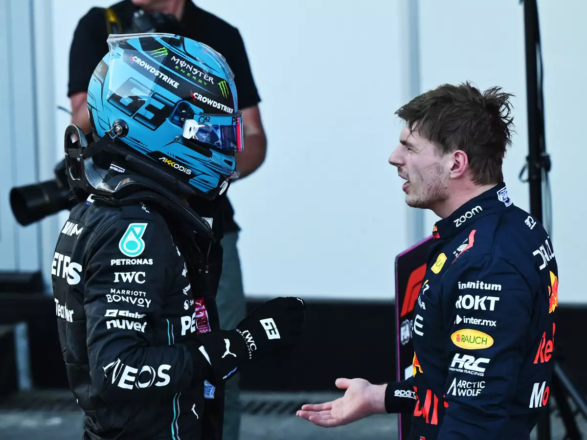 Foto zur News: George Russell: Lasse ihn nicht vorbei, nur weil er Max Verstappen ist!