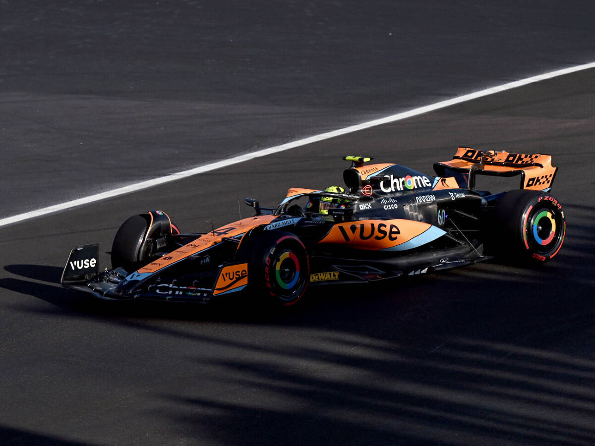 Foto zur News: Kurios: McLaren wollte Lando Norris auf Intermediates fahren lassen!